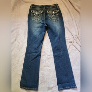 Earl slim bootcut jeans size 8 dark wash